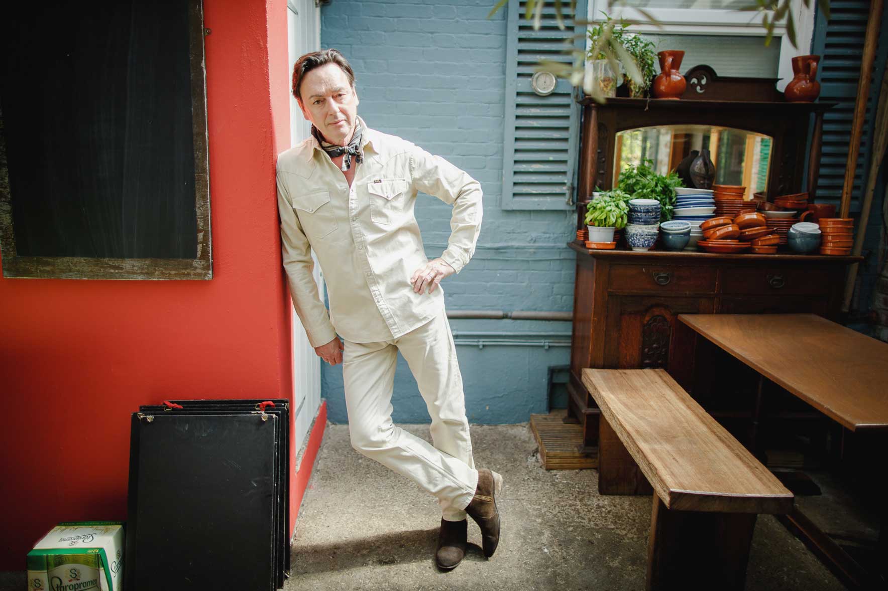 Colour photograph of Stephen Duffy